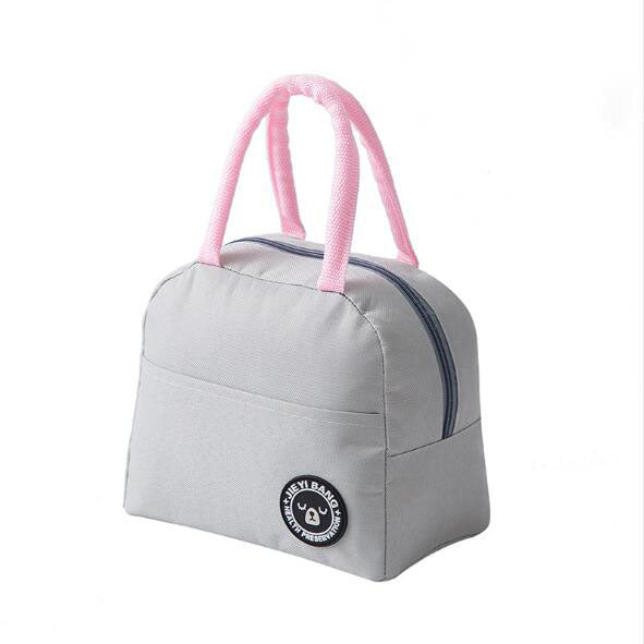 Functional Pattern Cooler Lunch Box Portable Insulated Canvas Lunch Bag Thermal Food Picnic Lunch Bags For Women Kids