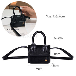 2020 Fashion Super Mini Handbags for Women Cute Shoulder Bags Luxury Designer Small Crossbody Bags J Letter Girls Messenger Bags
