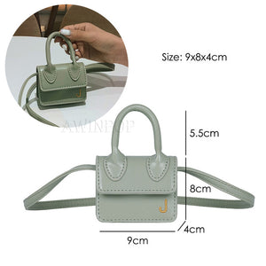 2020 Fashion Super Mini Handbags for Women Cute Shoulder Bags Luxury Designer Small Crossbody Bags J Letter Girls Messenger Bags