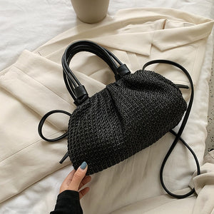 Summer Weave Cloud Bags For Women 2020 Fashion Small Tote Bag Lady Crossbody Shoulder Handbags Lady Beach Cross Body Bags