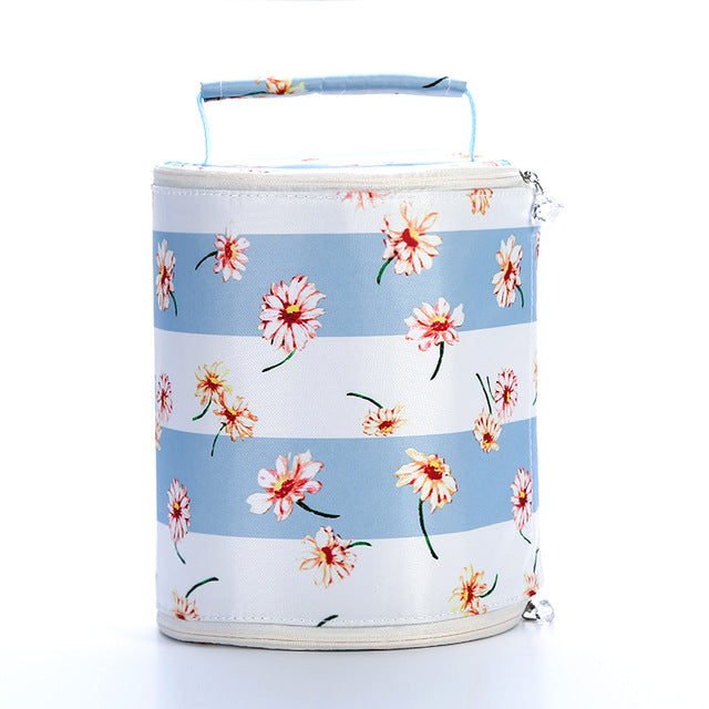 Brivilas lunch bag  for women funny cartoon kids bento cooler bags flamingo thermal breakfast food box portable picnic travel