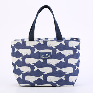 Brivilas lunch bag  for women funny cartoon kids bento cooler bags flamingo thermal breakfast food box portable picnic travel
