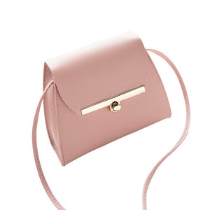 Fashion Women PU Leather Messenger Bags Crossbody Chain Bag and Handbags With Metal Chain  2020 fashion Small package
