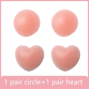 Reusable Women Breast Petals Lift Nipple Cover Invisible Adhesive Silicone Push Up Sexy Backless Strapless Breast Cover Pasties