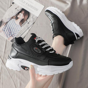 Women Shoes White Fashion Designers Sneakers Ladies Leather Platform Shoes Casual Sports Shoes Pink Walking Shoes Tenis Feminino
