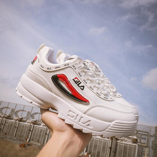 Women Shoes White Fashion Designers Sneakers Ladies Leather Platform Shoes Casual Sports Shoes Pink Walking Shoes Tenis Feminino