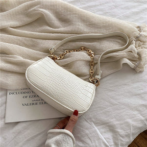 Small Stone Pattern PU Leather Crossbody Bags For Women 2020  Shoulder Messenger Bag Female Travel Chain Handbags and Purses