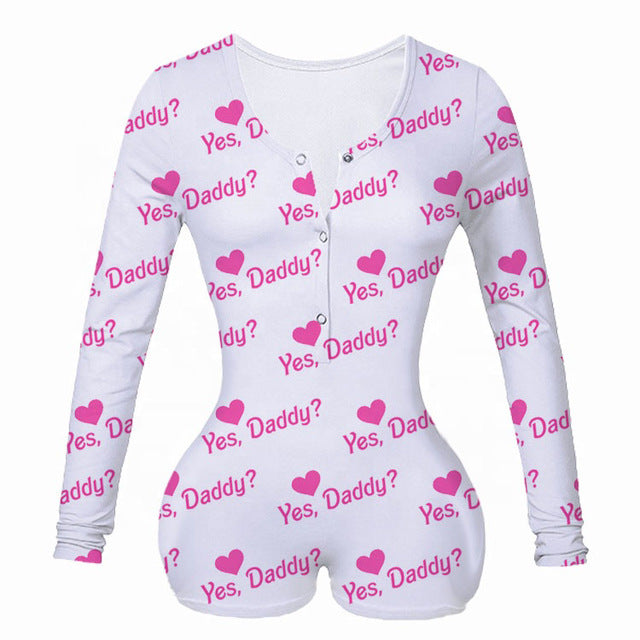 Sexy Women Bodysuit Long Sleeve Deep V Neck Bodycon Stretch Leotard Crop Top Button Short Romper Pajamas Women Jumpsuit Overalls
