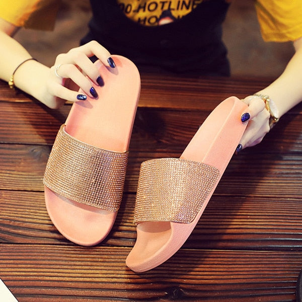 Ethel Anderson Fashion Real Raccoon Fur Slides Slippers Summer Flip Flops Casual Vogue Fox Fur Sandals Vogue Plush Shoes