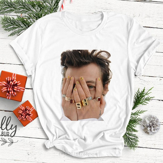 Female T-Shirt Fine Line Love on Tour Women Tshirt Harajuku Shirt Short Sleeve Tee Shirts Hip Hop Harry Styles Women T-shirts