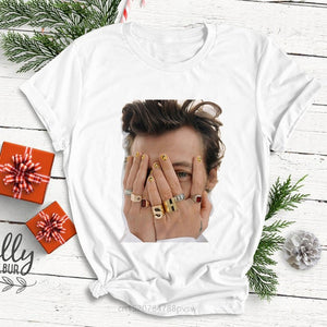 Female T-Shirt Fine Line Love on Tour Women Tshirt Harajuku Shirt Short Sleeve Tee Shirts Hip Hop Harry Styles Women T-shirts