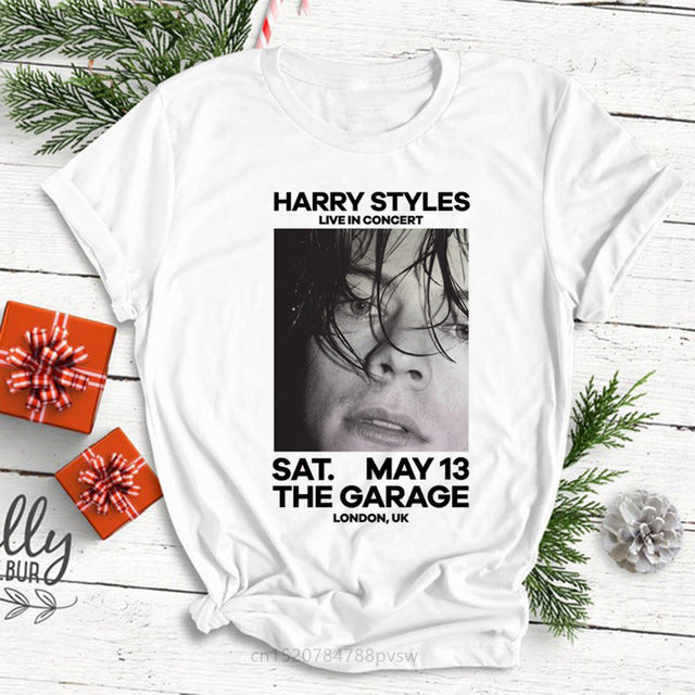 Female T-Shirt Fine Line Love on Tour Women Tshirt Harajuku Shirt Short Sleeve Tee Shirts Hip Hop Harry Styles Women T-shirts