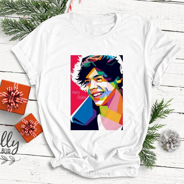 Female T-Shirt Fine Line Love on Tour Women Tshirt Harajuku Shirt Short Sleeve Tee Shirts Hip Hop Harry Styles Women T-shirts
