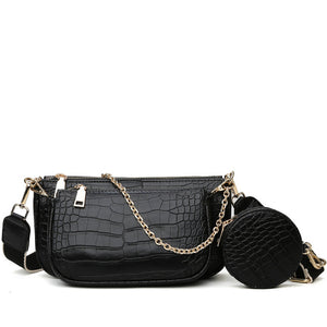 Skfoockes Crocodile Chain Bag 2020 New Women's Bag Messenger Small Bag Wild Trend Women's Bag Fashion Multi-purpose Shoulder Bag