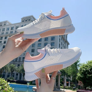 New White Sneakers For Women Shoes Breathable Mesh Sneakers Trainers Women Spring 2020 Zapatillas Mujer Casual Tenis Feminino