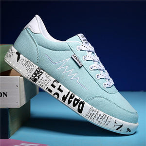 Mhysa 2019 New spring and autumn fashion vulcanized shoes sports shoes ladies lace casual shoes breathable canvas shoes C0038