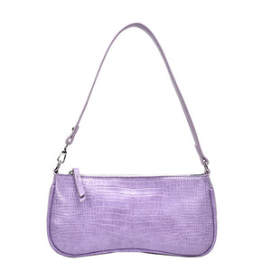 Retro Alligator Pattern Women Shoulder Bags PU Leather Casual Trendy Subaxillary Bags Bolsa Mujer 2020 New Designer Schoudertas