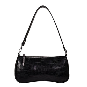 Retro Alligator Pattern Women Shoulder Bags PU Leather Casual Trendy Subaxillary Bags Bolsa Mujer 2020 New Designer Schoudertas