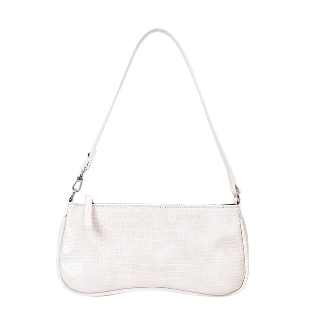 Retro Alligator Pattern Women Shoulder Bags PU Leather Casual Trendy Subaxillary Bags Bolsa Mujer 2020 New Designer Schoudertas