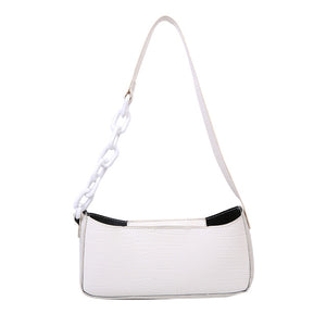 Retro Alligator Pattern Women Shoulder Bags PU Leather Casual Trendy Subaxillary Bags Bolsa Mujer 2020 New Designer Schoudertas